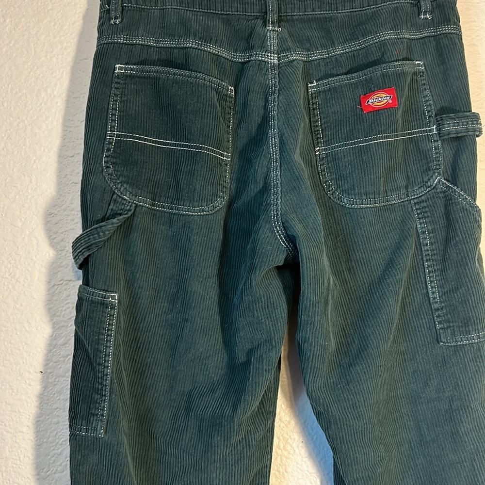 Dickies Corduroy Green Carpenter Pants